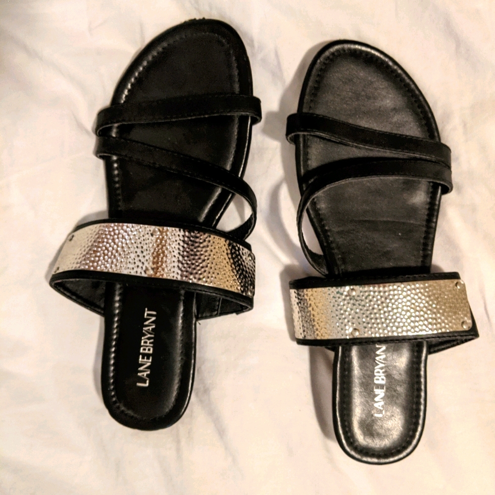 Lane Bryant flats Sandals